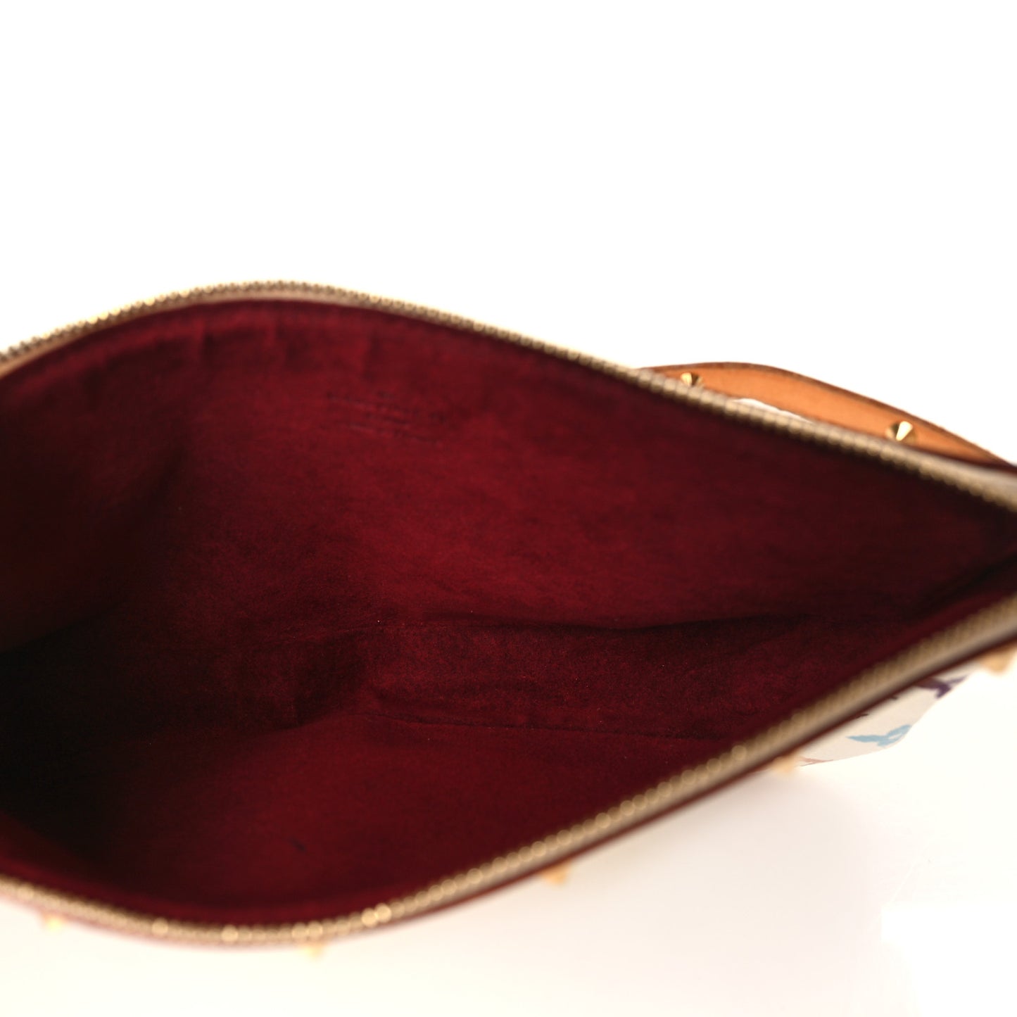 Monogram Multicolor Pochette Accessories White