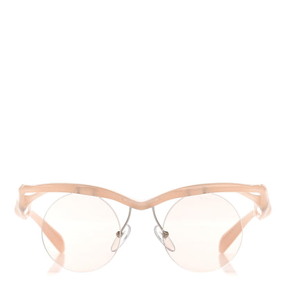 Prada Acetate Rimless Sunglasses SPR A24 Pink 2 of 8