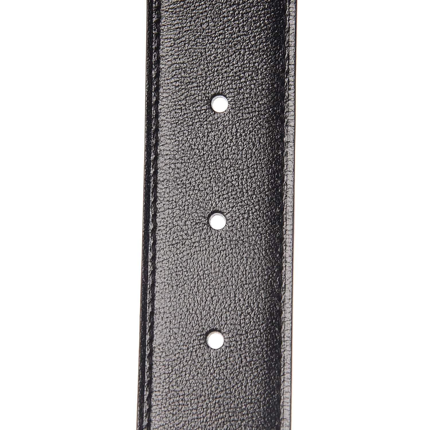 Hermes Box Togo Strie 32mm H Belt 90 Black Etain 5 of 6