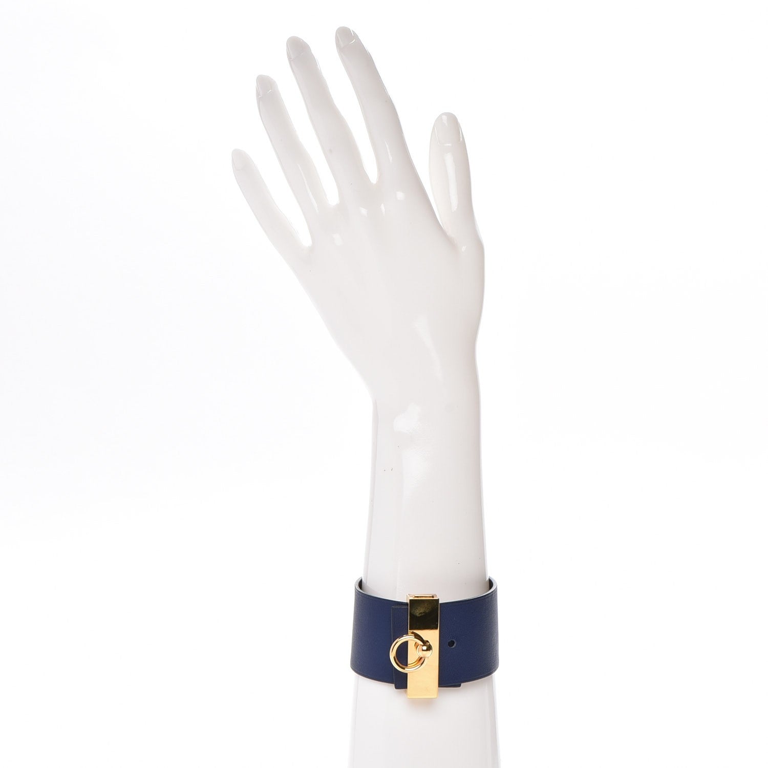 Hermes Swift Illusion Reversible Bracelet MM Bleu Saphir Black 2 of 4