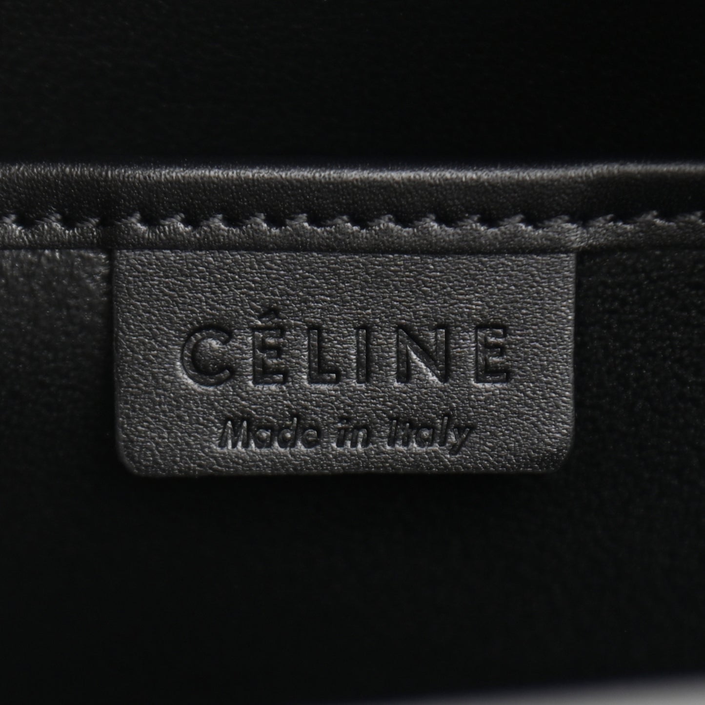 Smooth Drummed Calfskin Nano Luggage Zinc Almond