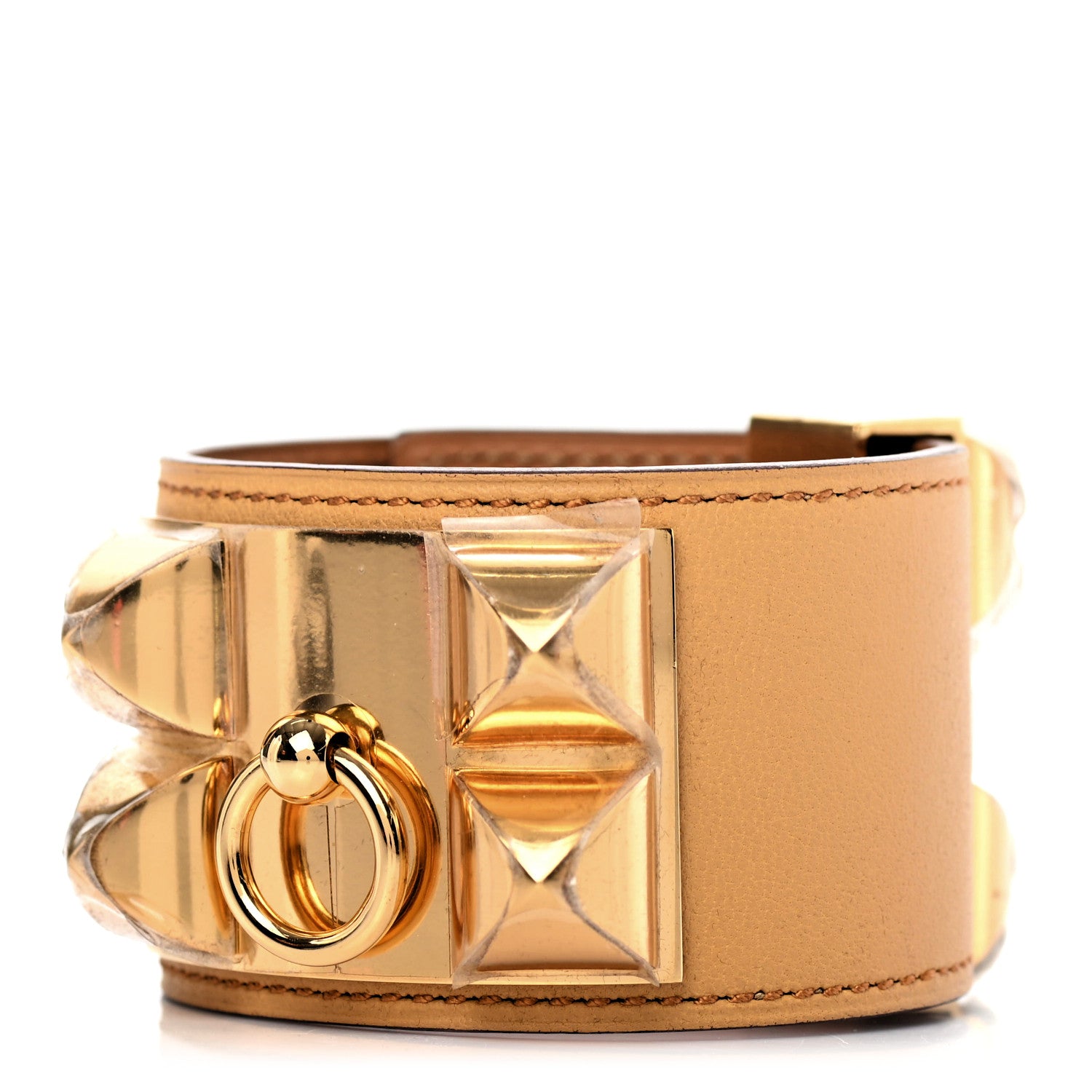 Hermes Swift Collier De Chien CDC S Bracelet Curry 1 of 5