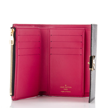 Louis Vuitton Taurillon Capucines Compact Wallet Black 5 of 7