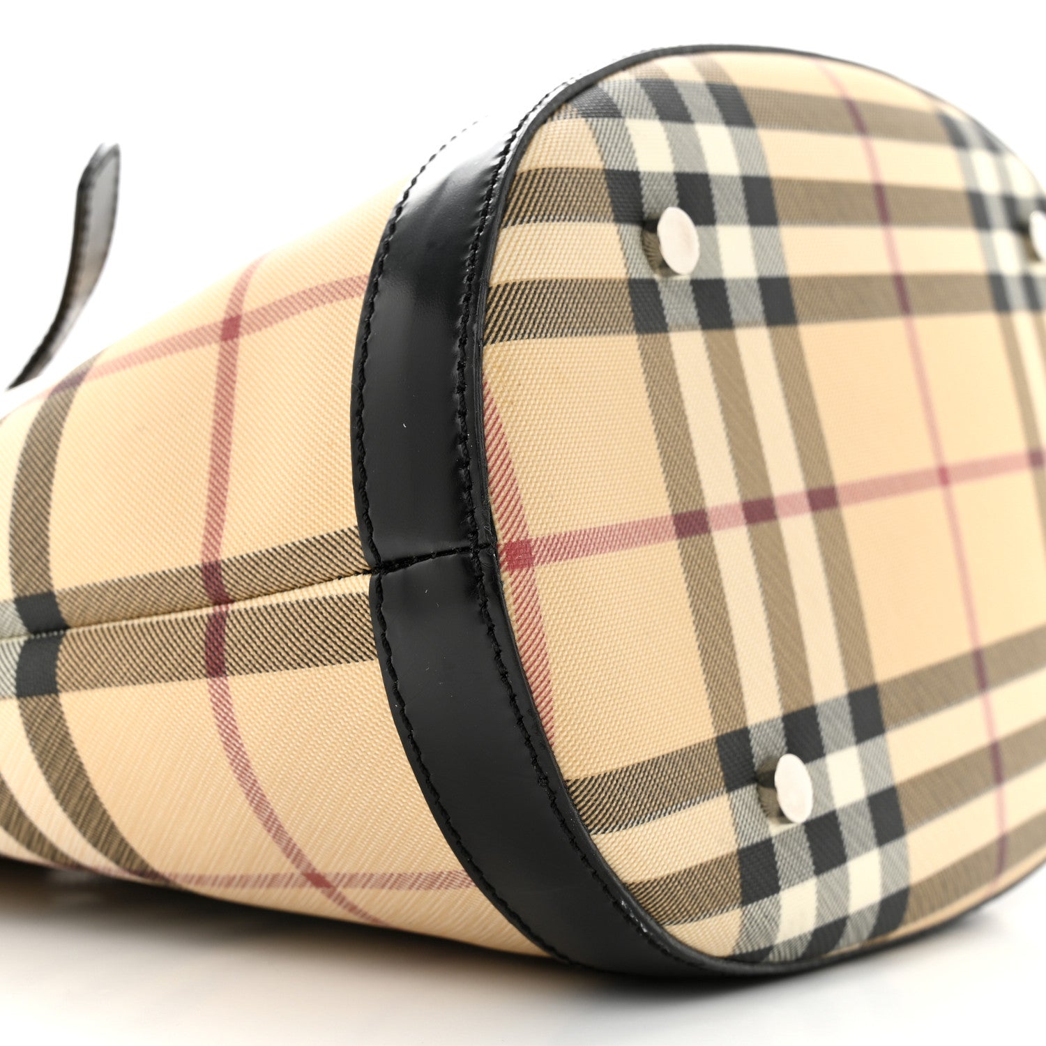 Burberry House Check Bucket Bag Black 9 of 13