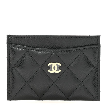 Chanel Caviar Quilted Card Holder Black 1 of 9