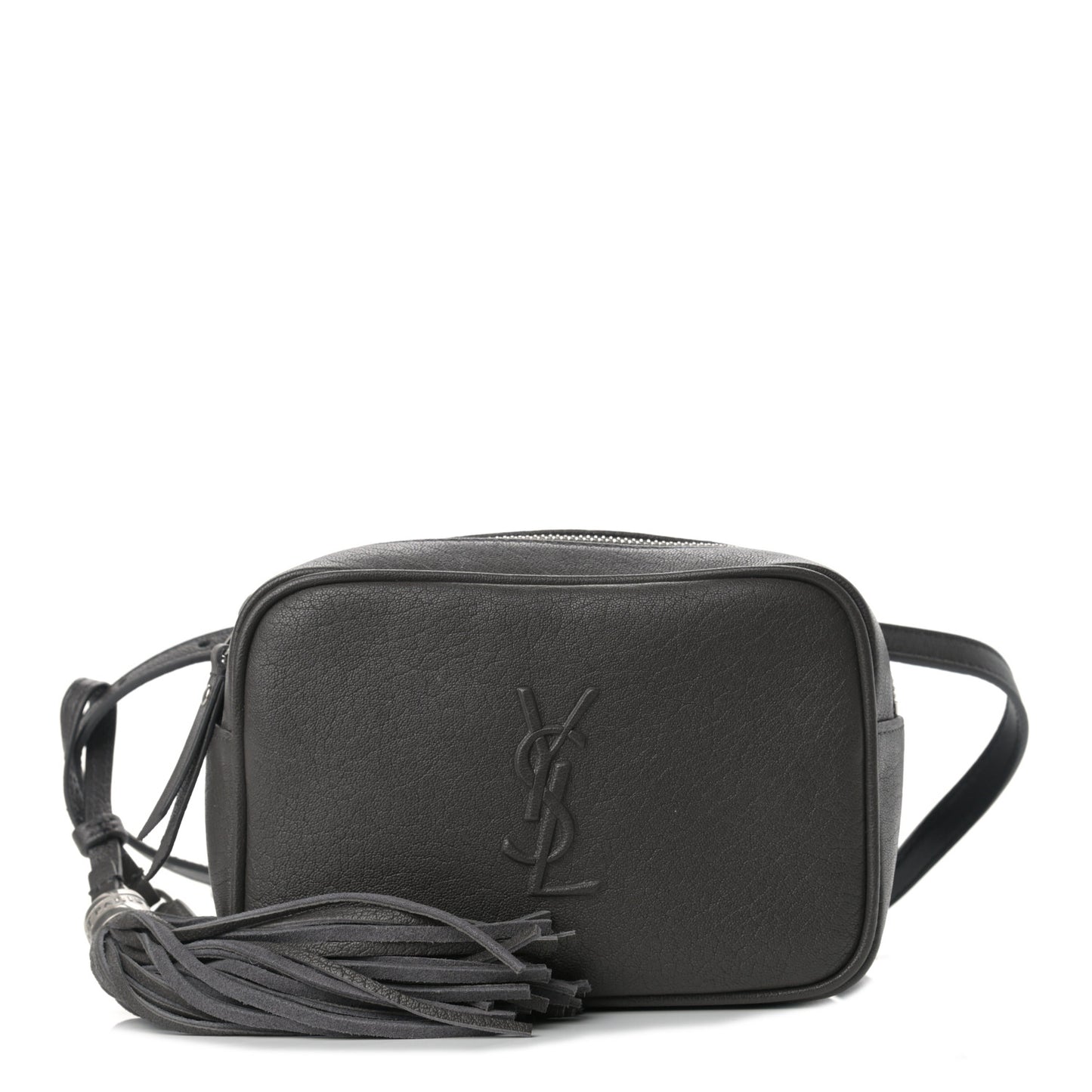 Lambskin Monogram Lou Belt Bag Asphalt