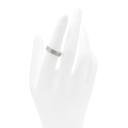 Tiffany 18K White Gold Diamond Metro Five-Row Ring 53 6.5 2 of 5