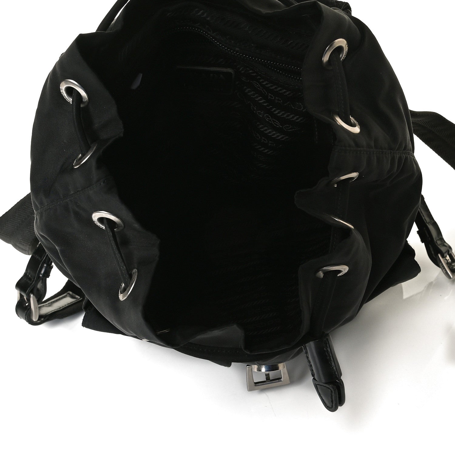 Prada Tessuto Nylon Vela Small Backpack Black 5 of 16