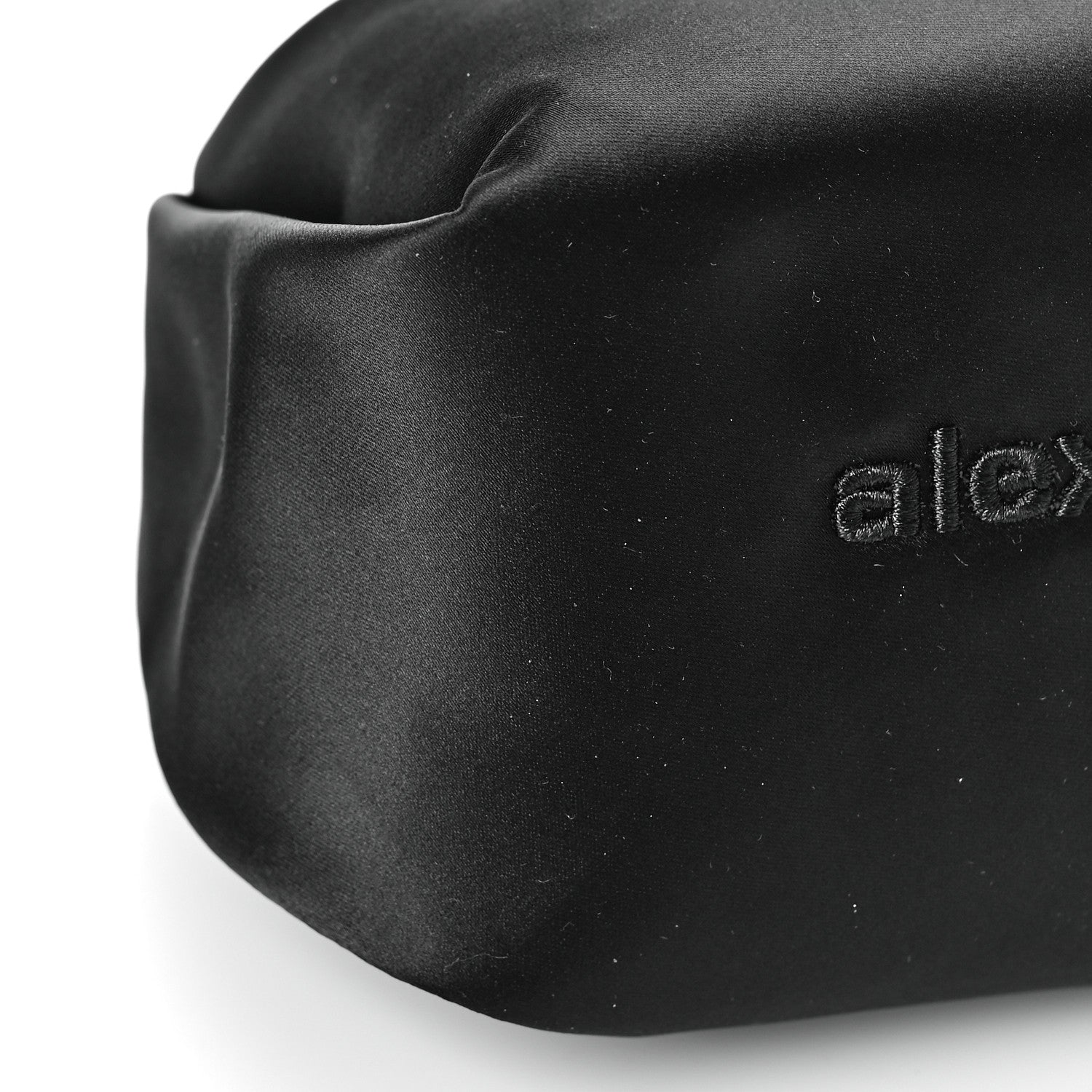 Alexander Wang Satin Mini Scrunchie Bag Black 7 of 8