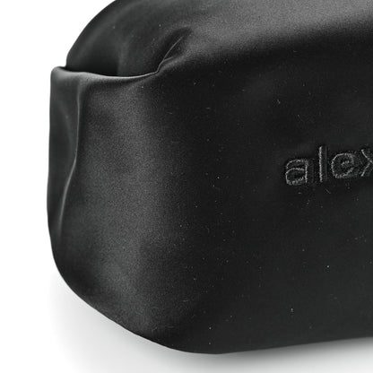 Alexander Wang Satin Mini Scrunchie Bag Black 7 of 8