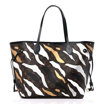 Louis Vuitton X LOL Monogram Neverfull MM Gold Silver 3 of 10