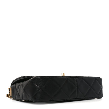 Chanel Caviar Quilted Chain Messenger Flap Bag Black 4 of 11