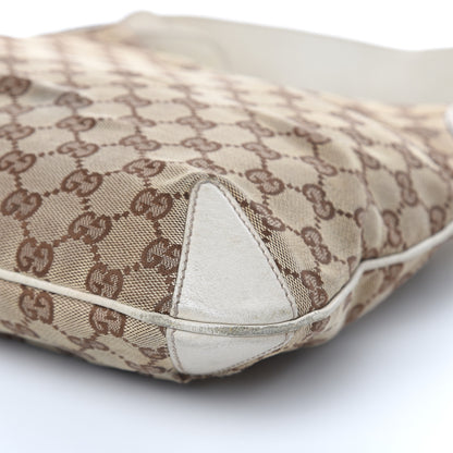 Gucci Monogram Creole Hobo Ivory 10 of 20