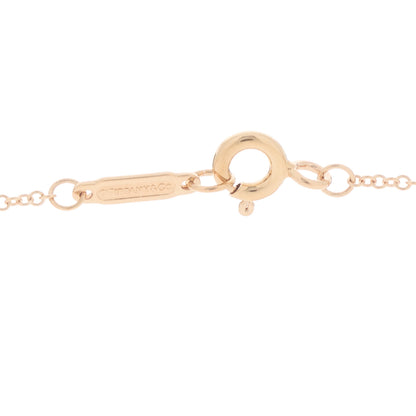 Tiffany 18K Rose Gold Platinum Diamond Schlumberger Lynn Pendant Necklace 3 of 5