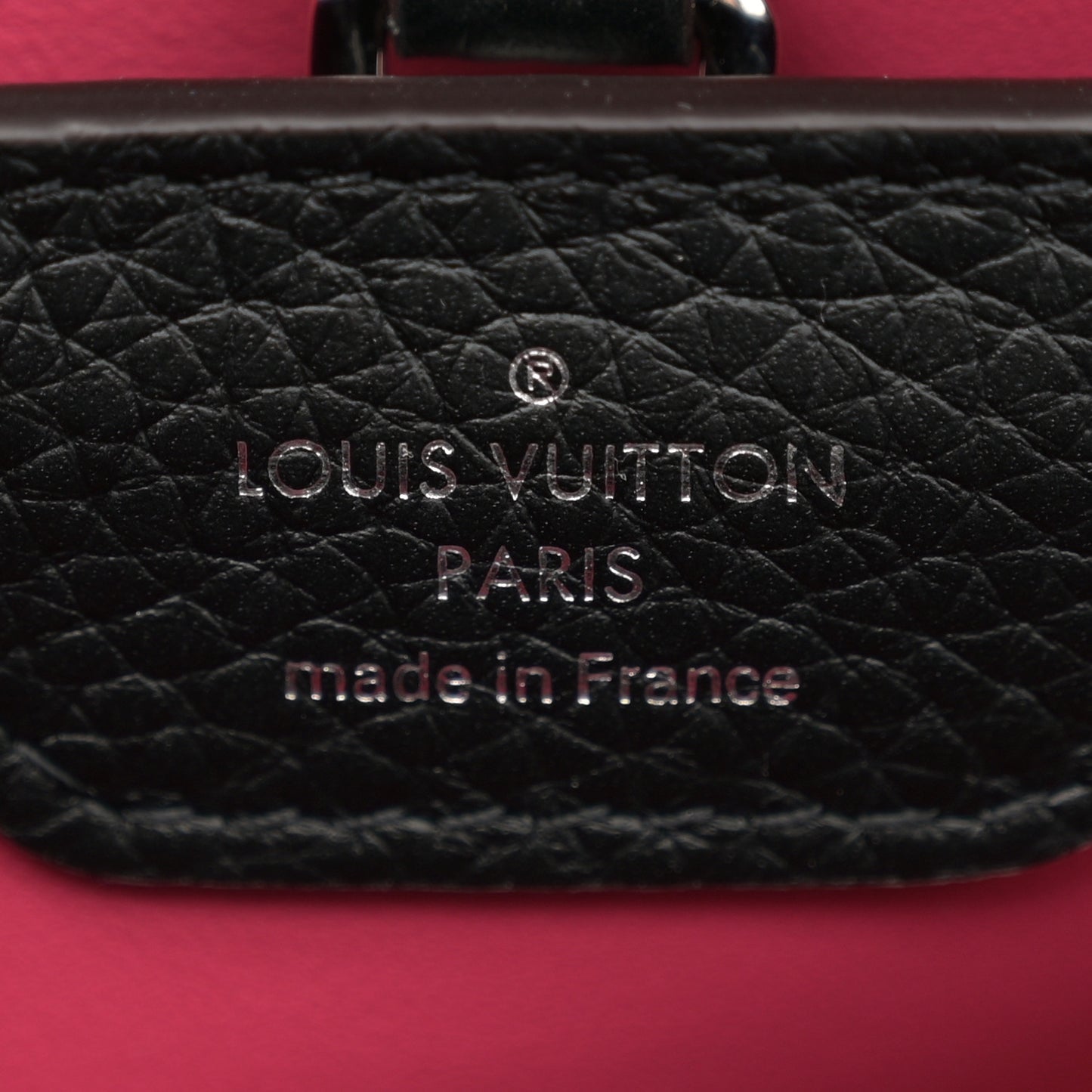 Taurillon Snakeskin Capucines BB Black