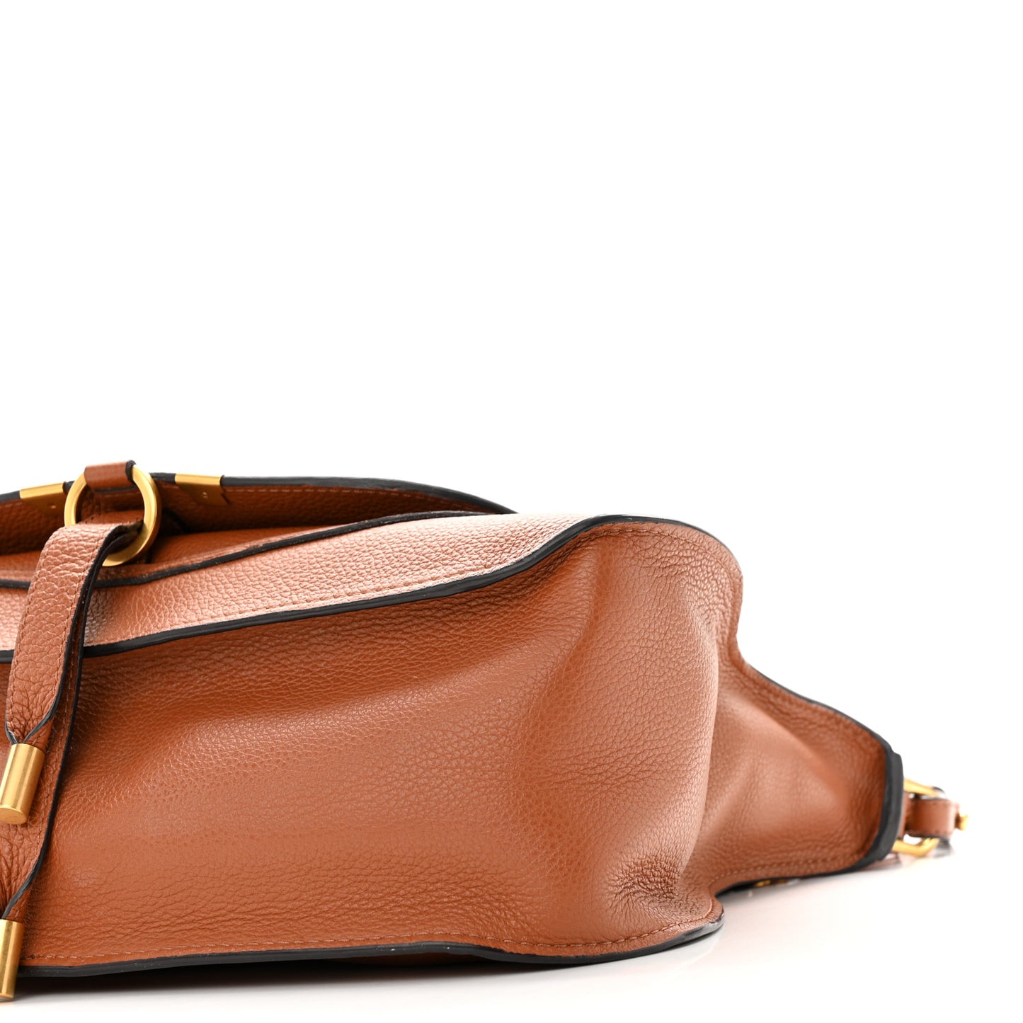 Calfskin Medium Marcie Satchel Tan