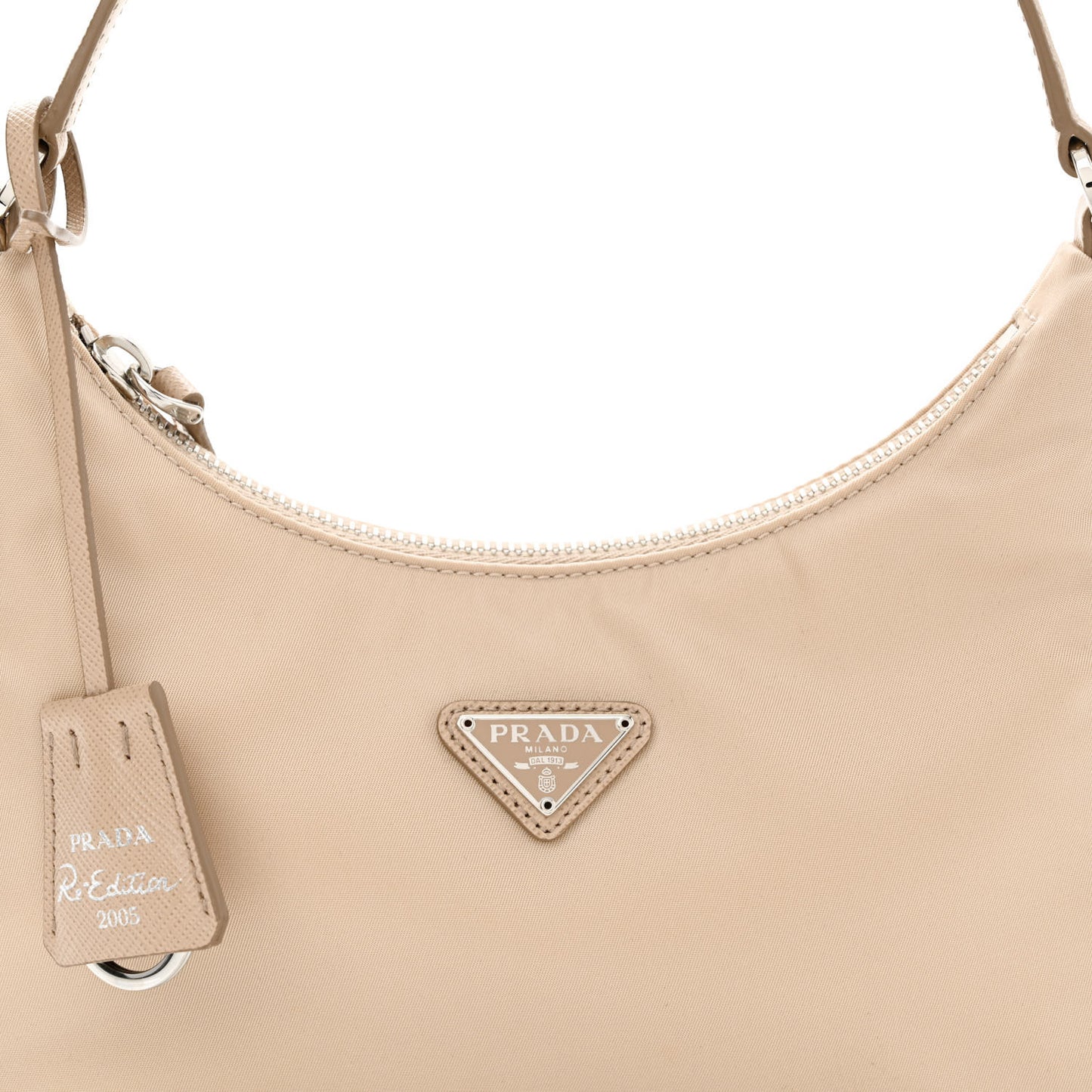 Re-Nylon Saffiano Mini Re-Edition 2005 Bag Deserto