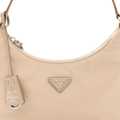Prada Re-Nylon Saffiano Mini Re-Edition 2005 Bag Deserto 9 of 11