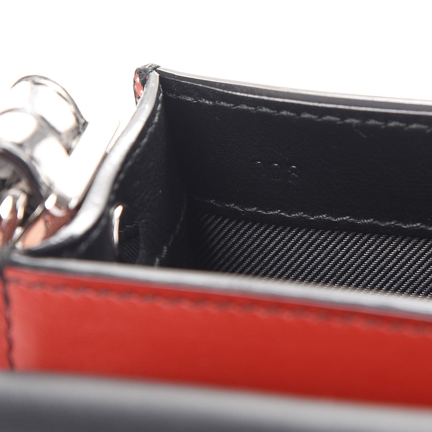 Calfskin Crocodile Embossed Minigrain Mini PS11 Classic Shoulder Bag Brick