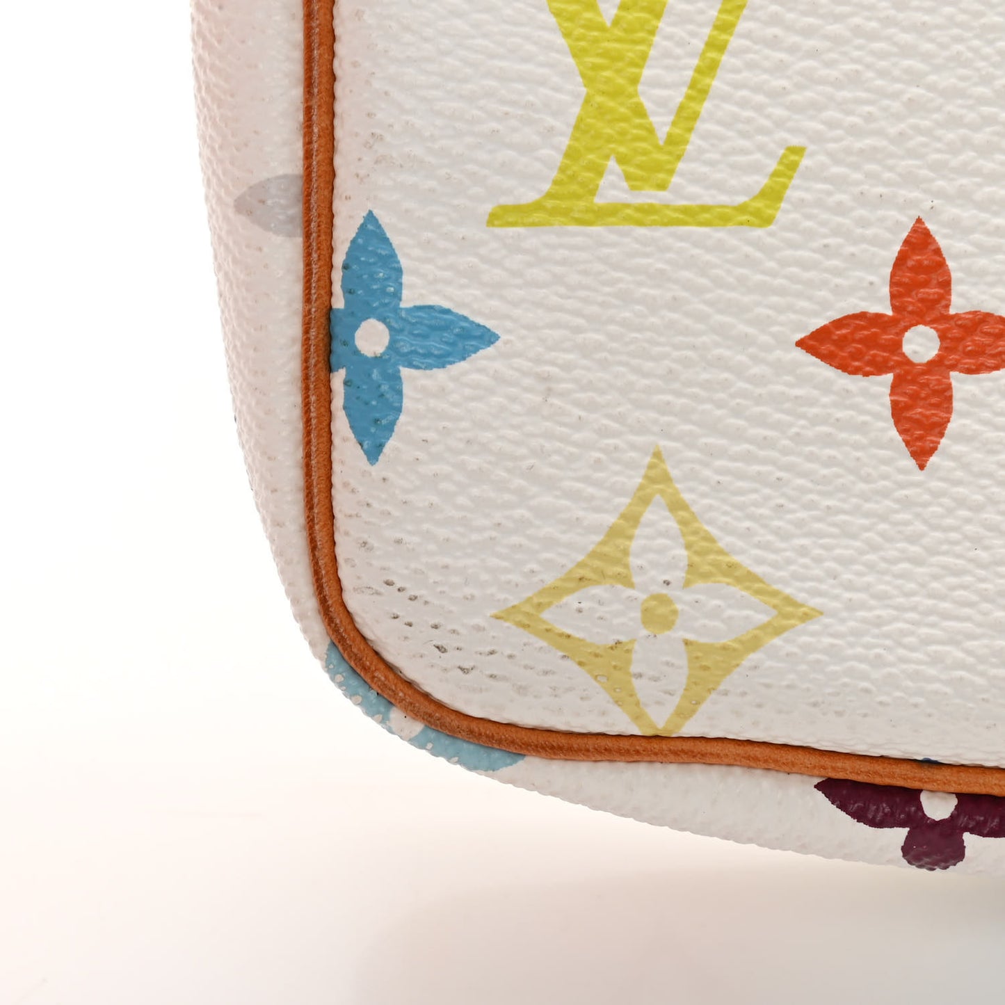 Monogram Multicolor Pochette Accessories White