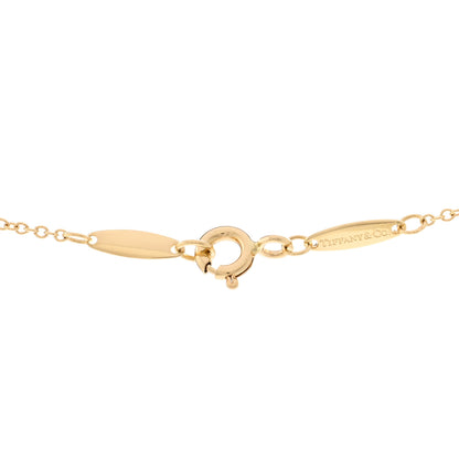 Tiffany 18K Yellow Gold Diamond .12ct Elsa Peretti Diamonds by the Yard Pendant Necklace 4 of 5