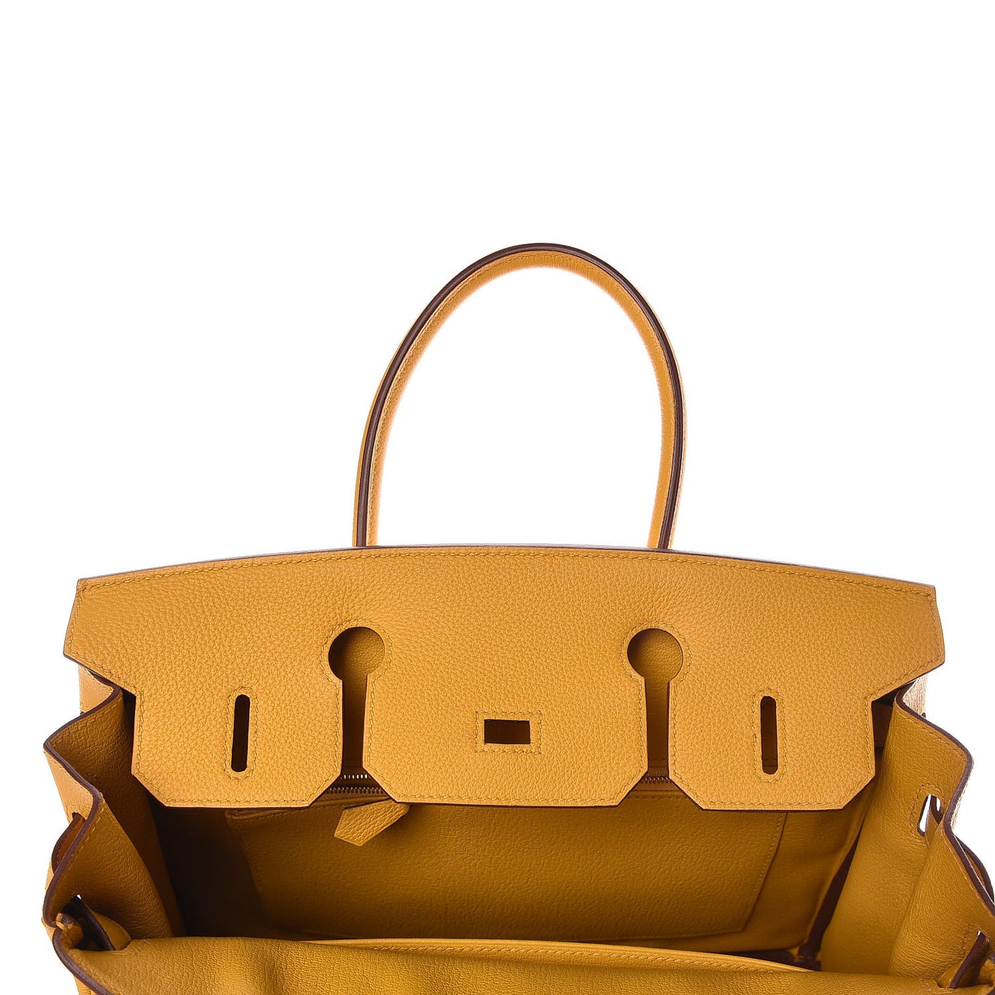 Togo Birkin 30 Jaune Ambre