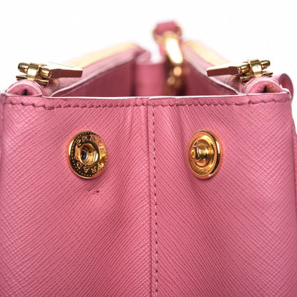 Prada Saffiano Medium Galleria Double Zip Tote Geranio 10 of 10
