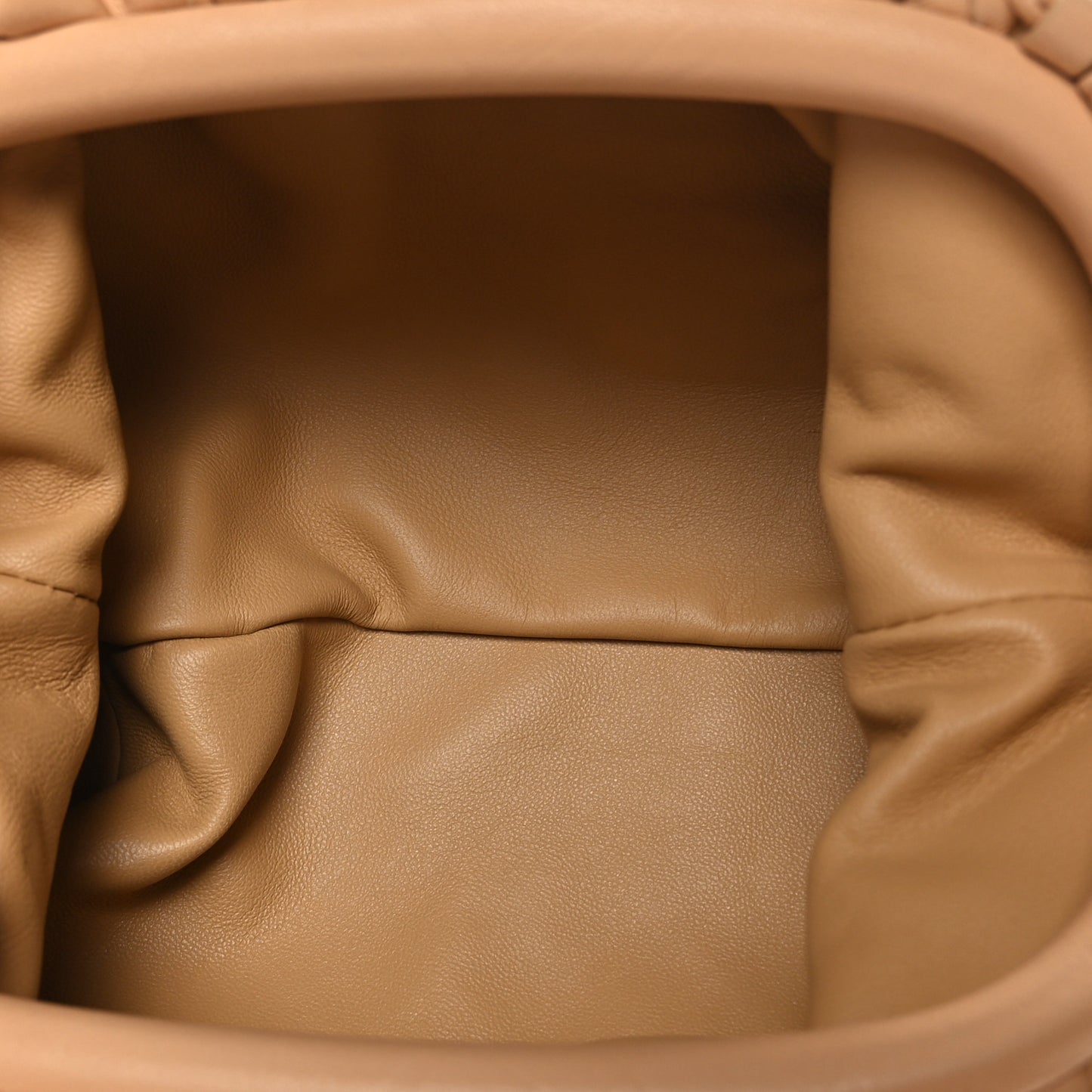 Nappa Intrecciato The Mini Pouch Almond