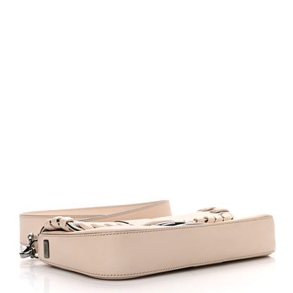 Fendi Vitello Dolce Lace Up Baguette Camelia 4 of 11
