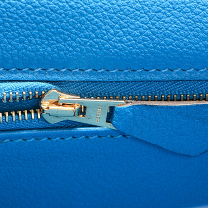 Hermes Evercolor Kelly Retourne 32 Bleu Hydra 19 of 26