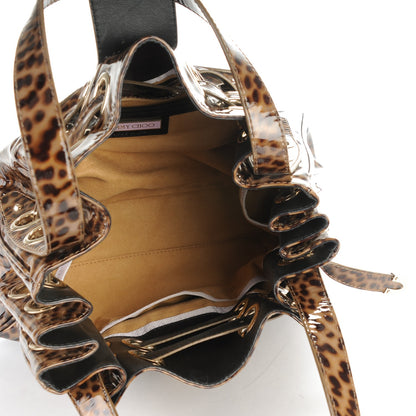 Jimmy Choo Patent Leopard Print Riki Natural 5 of 6