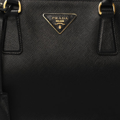Prada Saffiano Medium Galleria Double Zip Tote Black 7 of 11