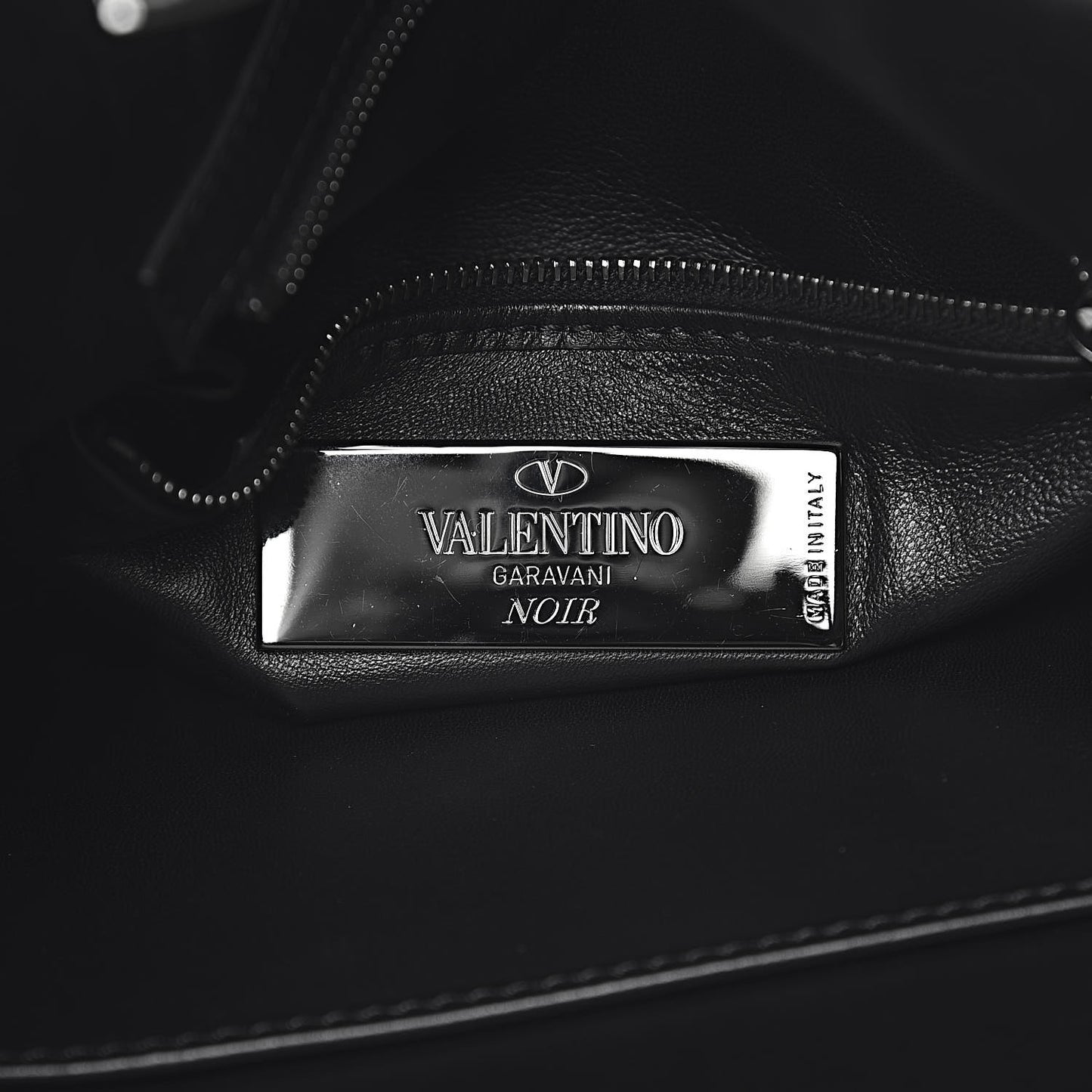 Calfskin Rockstud All Over Flip-Lock Messenger Bag Black