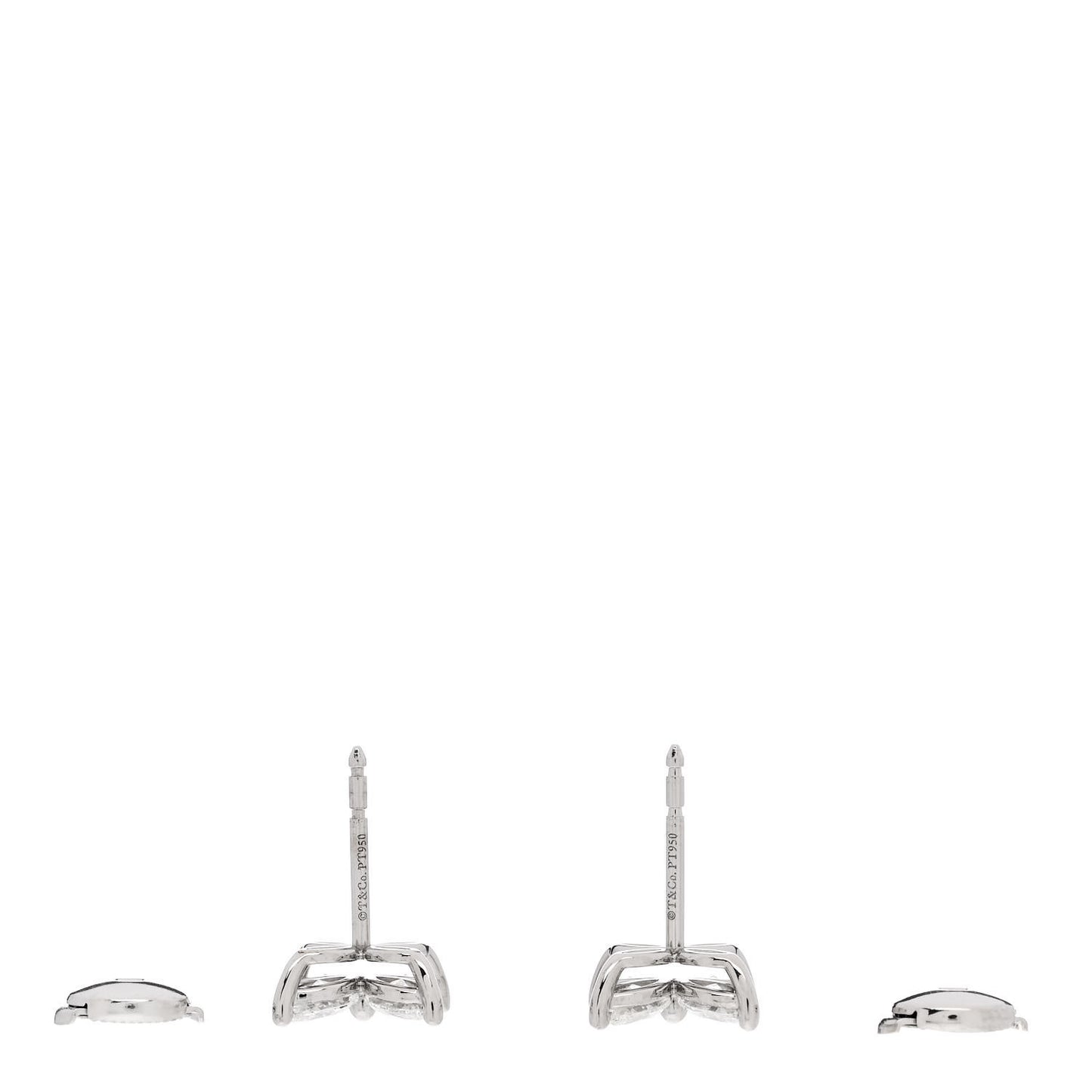 Platinum Diamond Large Victoria Earrings