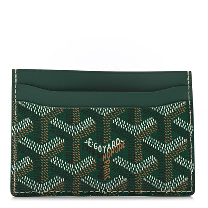 Goyard Goyardine Saint Sulpice Card Holder Green 1 of 8