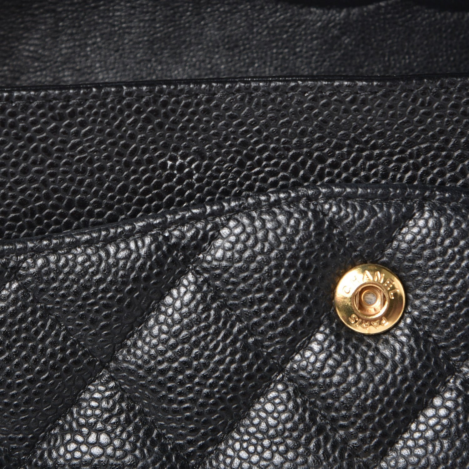 Chanel Caviar Quilted Medium Double Flap Black 9 of 10