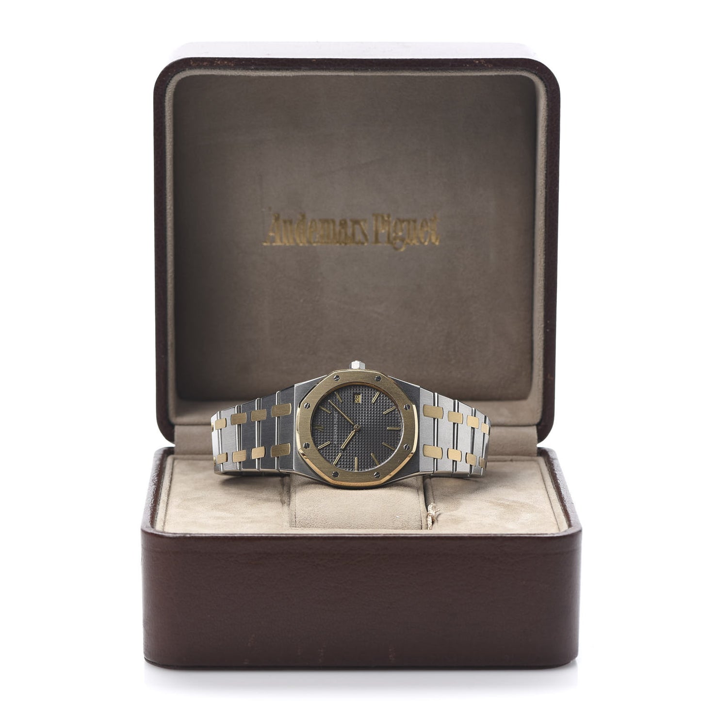 Stainless Steel 18K Yellow Gold 33mm Royal Oak Quartz Watch Grey 56175SA.OO.0789SA.01