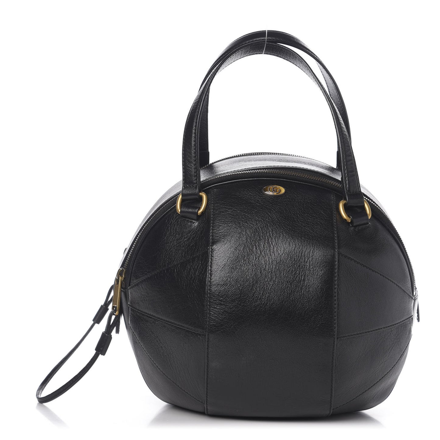 Piuma Lux Energy Large Tifosa Basketball Shaped Shoulder Bag Black