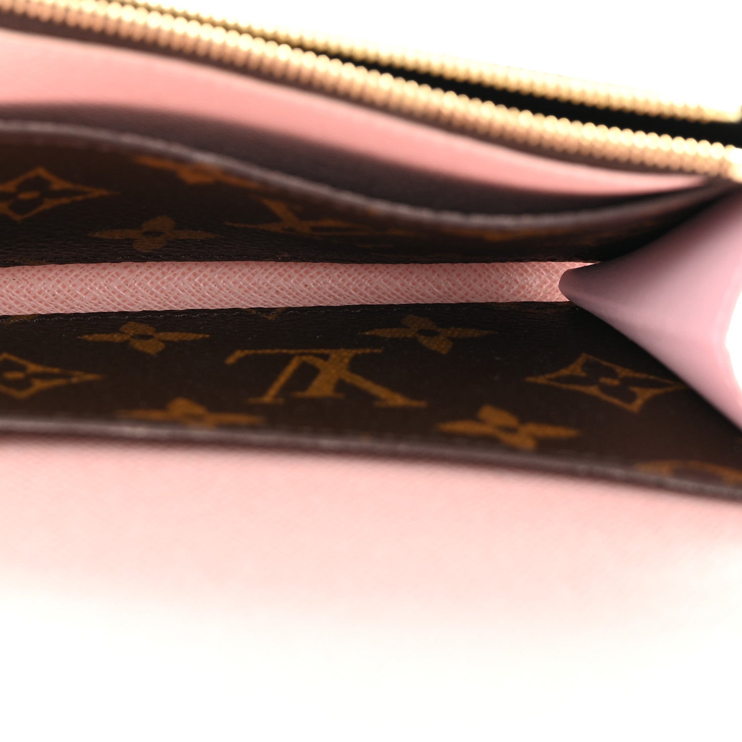 Louis Vuitton Monogram Emilie Wallet Rose Ballerine 5 of 10