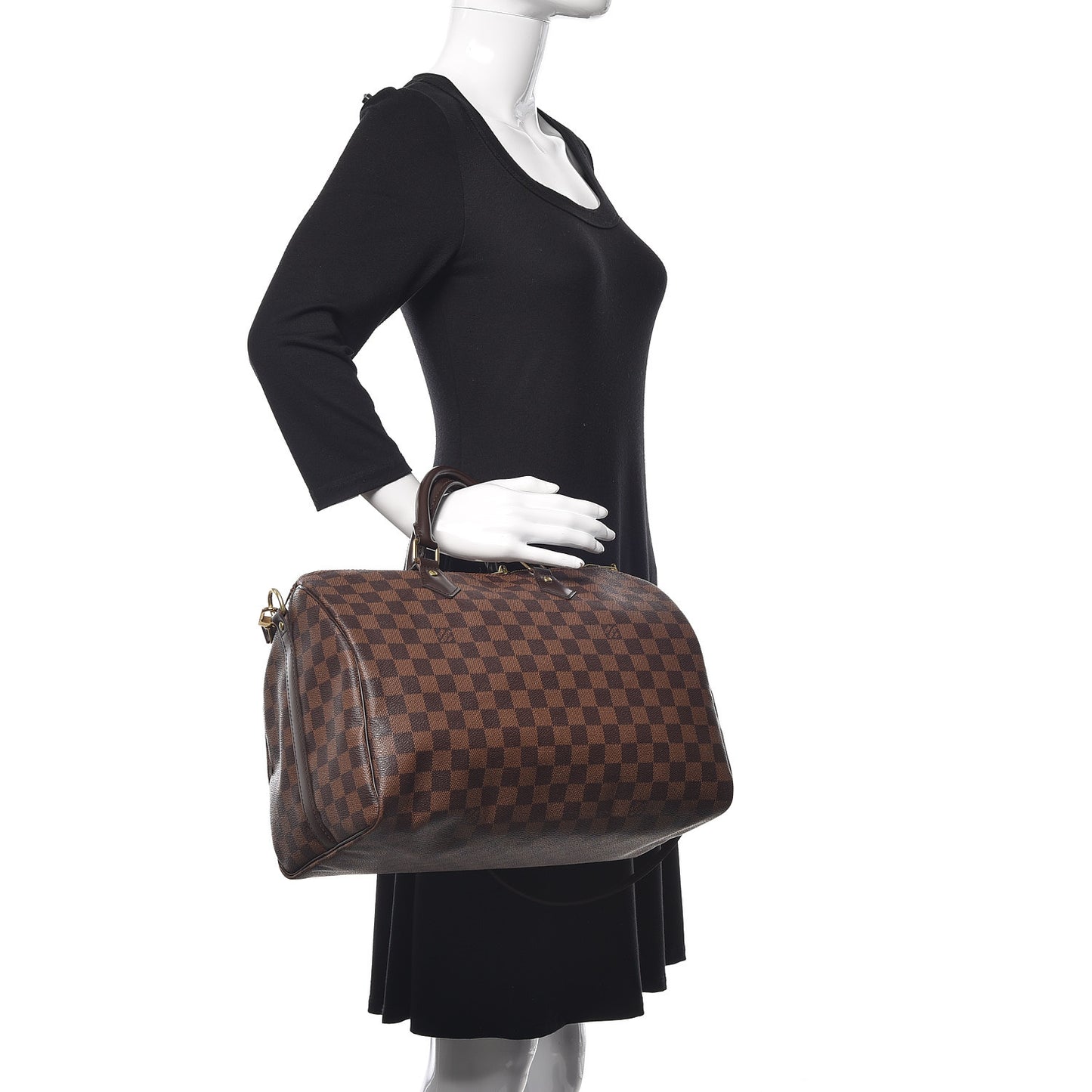 Damier Ebene Speedy Bandouliere 35