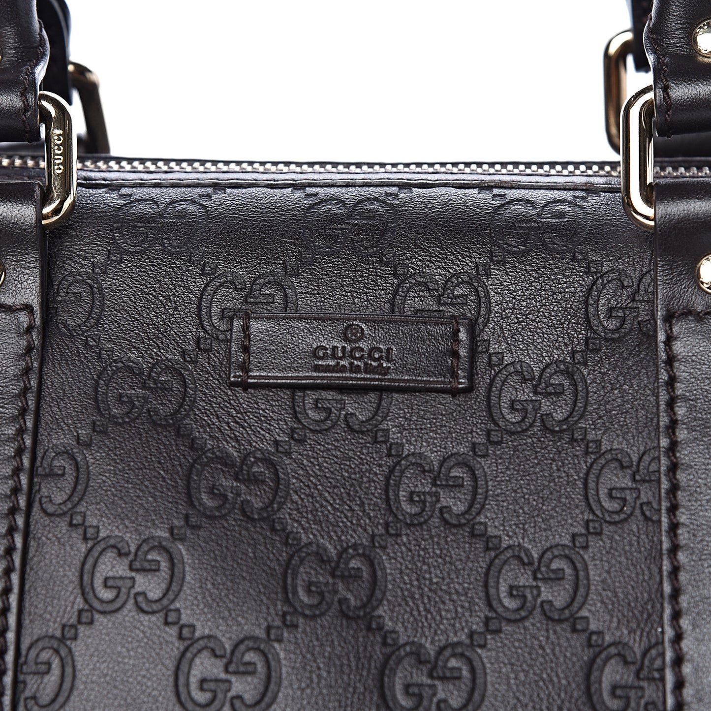 Guccissima Medium Joy Boston Dark Brown