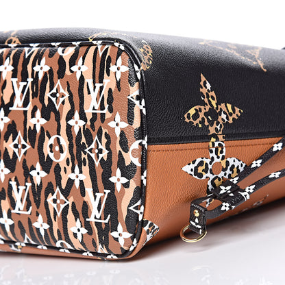 Louis Vuitton Monogram Giant Jungle Neverfull MM Black 10 of 10