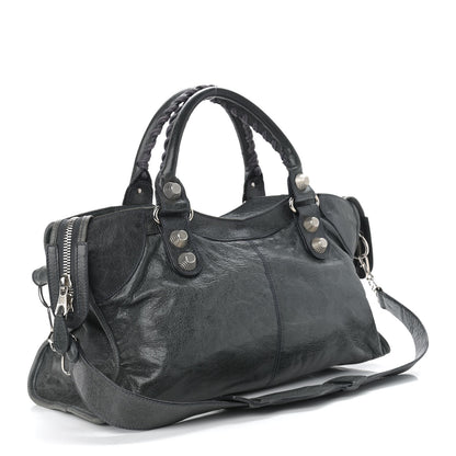 Balenciaga Agneau Giant 21 Silver Hardware Part Time Anthracite 3 of 11