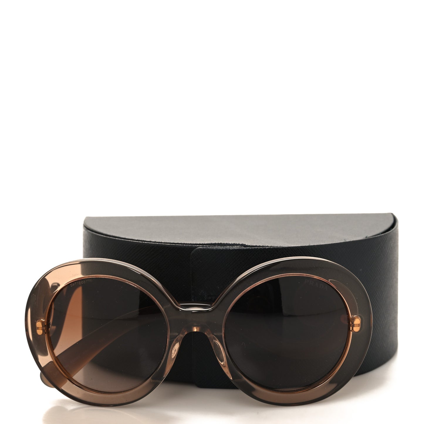 Acetate Baroque Sunglasses SPR 27N Beige