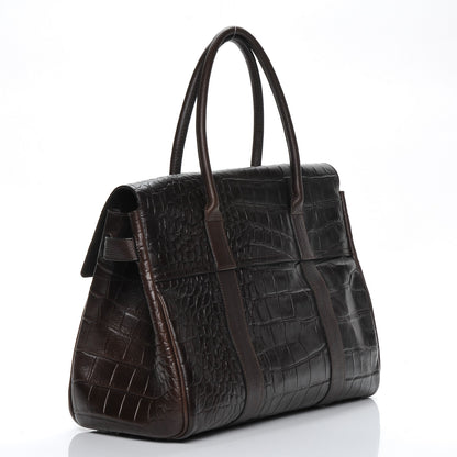 Mulberry Crocodile Embossed Bayswater 3 of 7