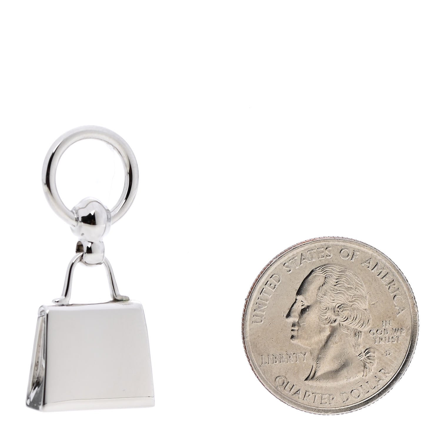 Hermes Palladium Mini Kelly Twilly Ring 2 of 4