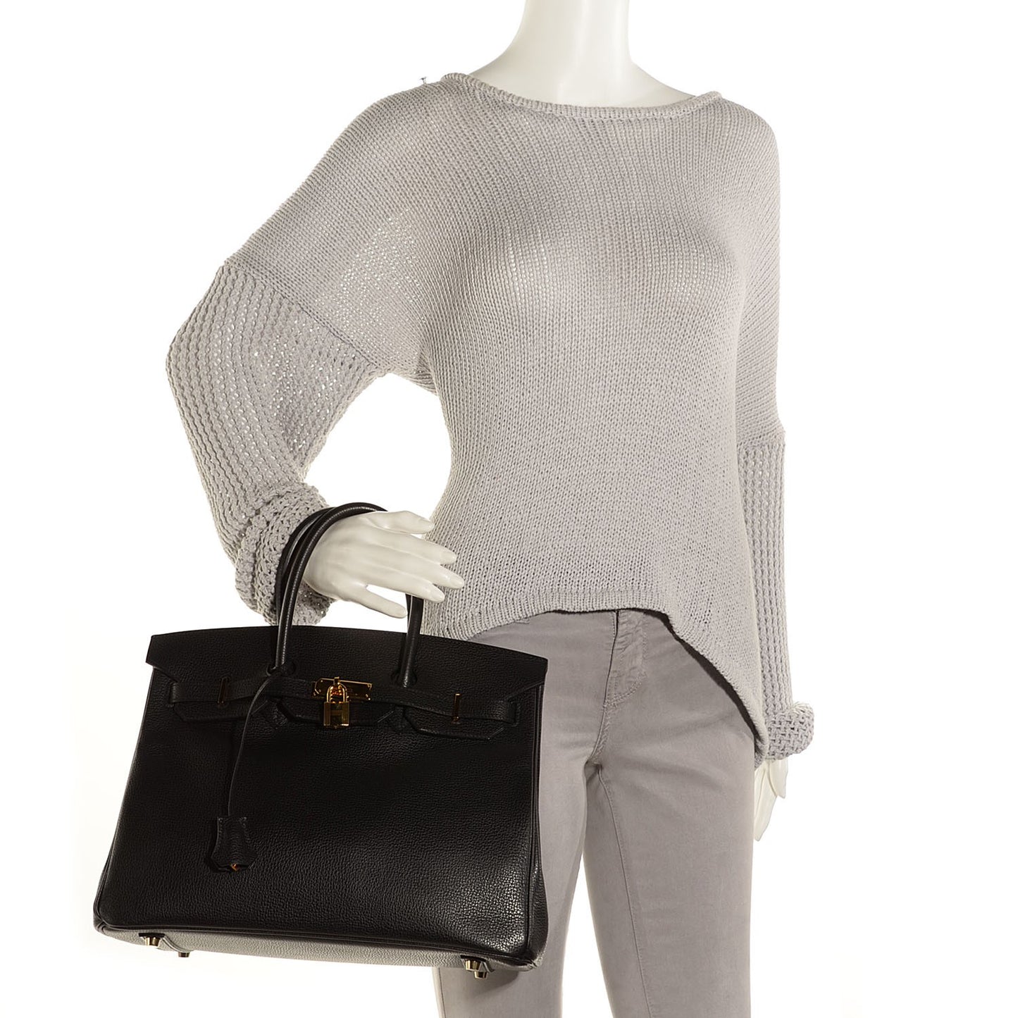 Vache Liegee Birkin 35 Black