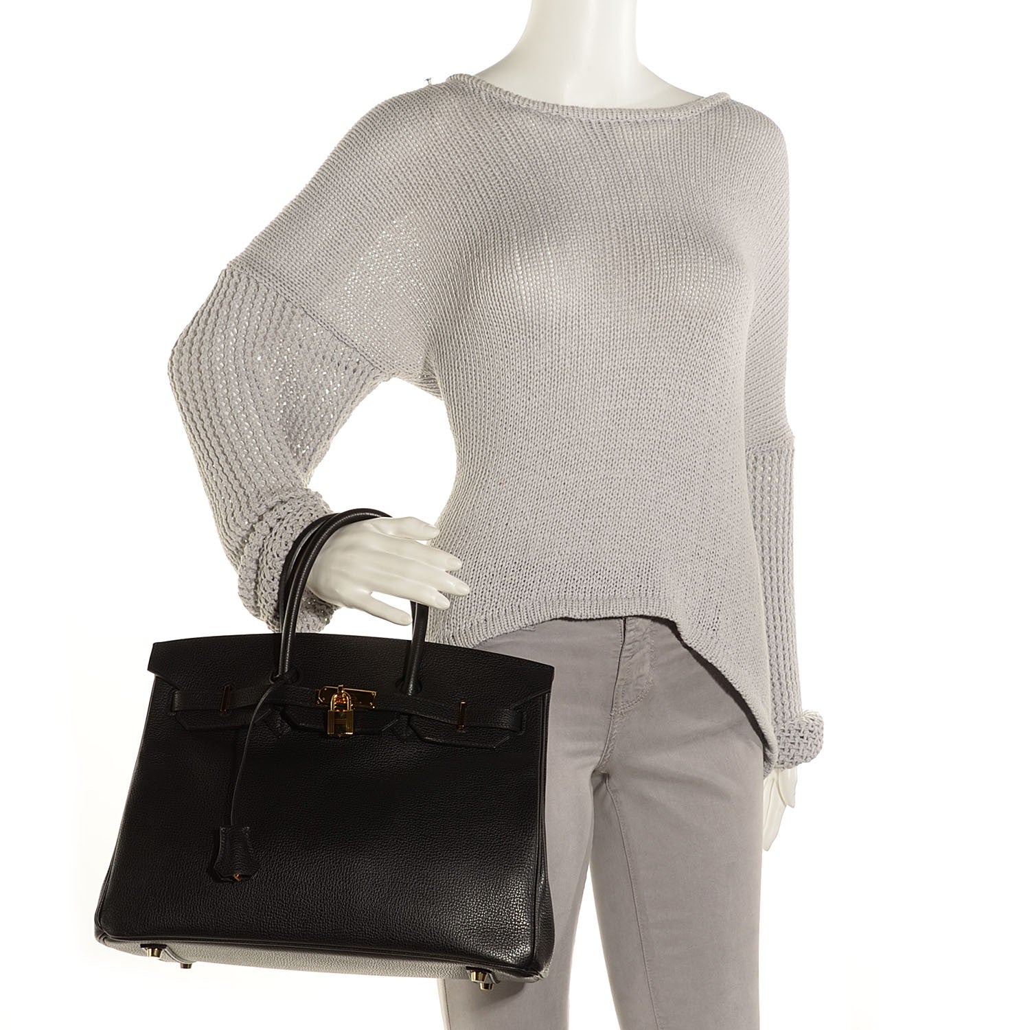 Hermes Vache Liegee Birkin 35 Black 2 of 23