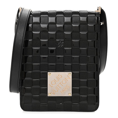 Louis Vuitton Damier Vernis Club Bag Black 3 of 13