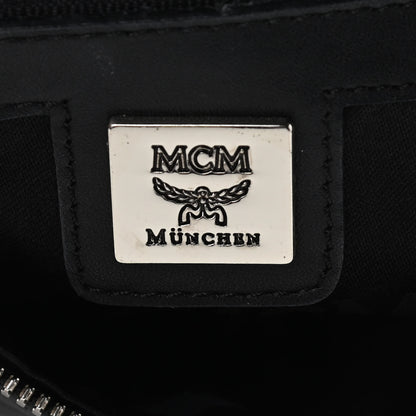 MCM Visetos Small Boston Bag Black 6 of 12